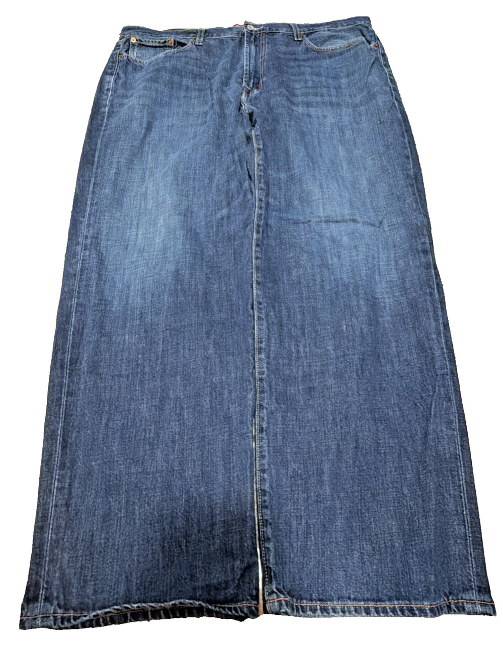 Lucky Brand 181 Relaxed Straight Jeans 42x30 Medium Wash Blue